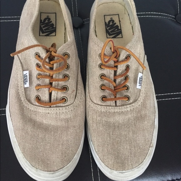 Tan Authentic Vans - Picture 2 of 2